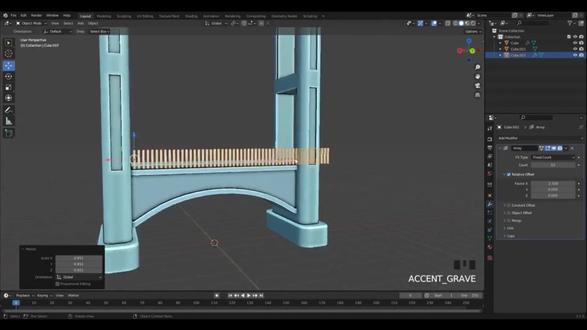 blender大桥制作