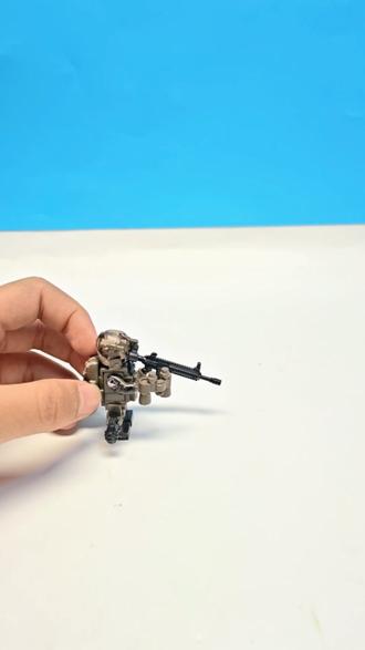 国产积木拼搭:幽灵特种兵#乐高 #积木 #特种兵 #二次元 #幽灵特种兵