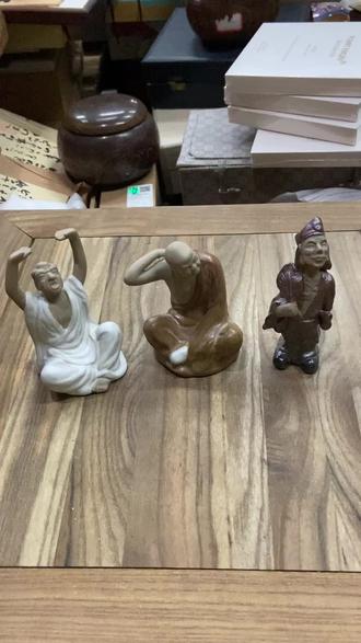 台湾坤恒土器茶宠摆件 纯手工制作 底部有款
