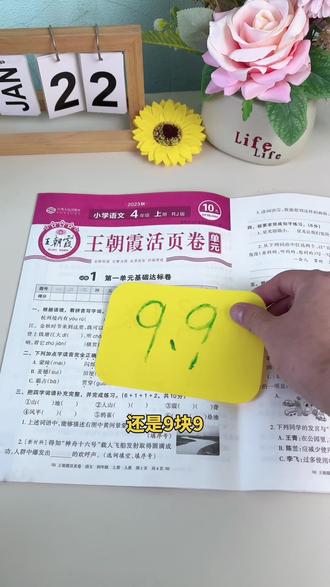 #王朝霞 单元活页卷,学完一个单元练一个单元,还有温故知新卷,期中期末卷,夯实基础