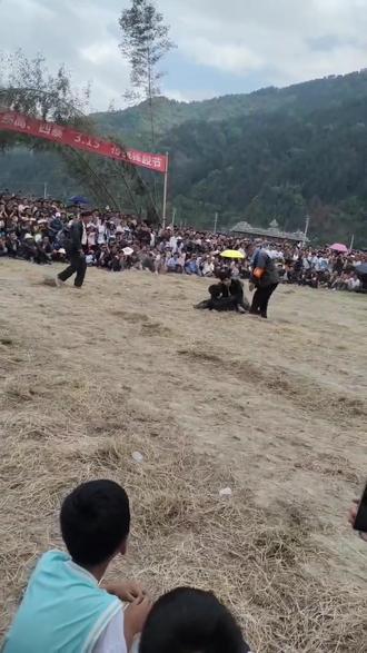 一年一度的少数民族传统节日:摔跤节。外面的人不知道吧!#摔跤狂热大赛 #贵州少数民族风情