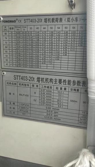 stt403-20吨#塔吊 宜宾第一台永茂
