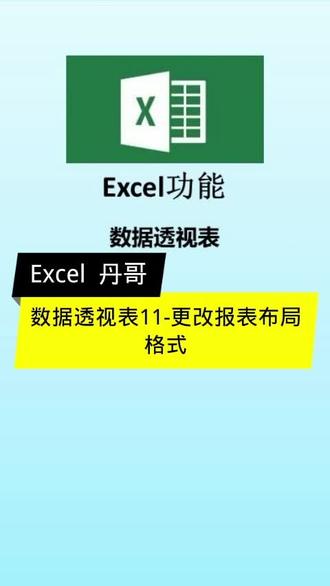 数据透视表十一#每天学习一点点 #office办公技巧 #数据透视表