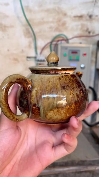 重落灰白泥柴烧建水紫陶高端茶器器物之美茶生活柴烧茶器