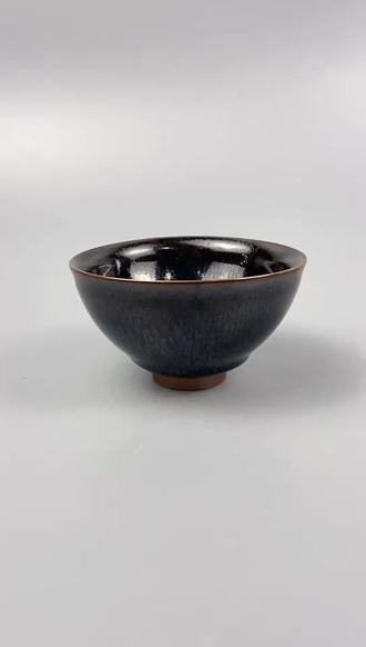坤恒土器茶杯,主人杯,釉面润滑,色泽鲜亮#茶杯 #茶具