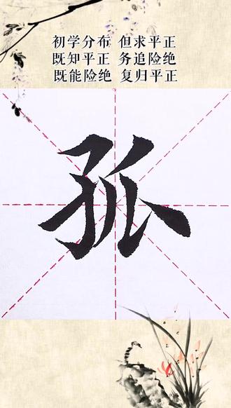 初学分布,但求平正;既知平正,务追险绝;既能险绝,复归平正。#传统文化#书法@抖音文化站 @抖音小助手