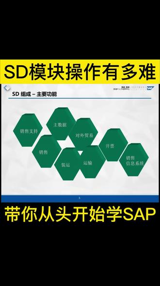 SD模块操作有多难,带你从头开始学SAP#SAP #SAP学习 #SAP就业 #sap
