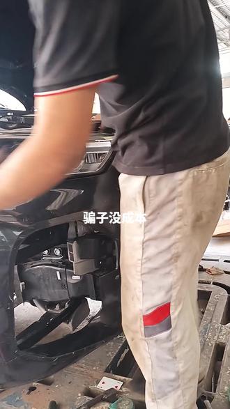 宝马X5换前杠…#宝马x5