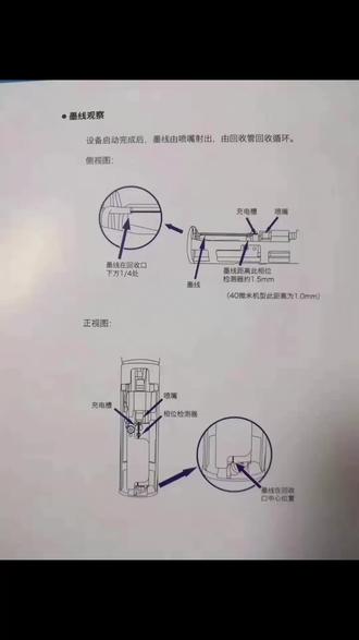 喷码机喷嘴和断点的调整