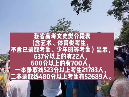 #高考分数线 #分数线 #毕业季 #逢考必过2022安徽高考成绩 全省21.7万考生跃上本科线