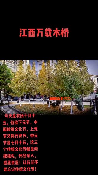 #上热门 #今天是农历十月十五,俗称下元节,中国传统文化节!#街景随拍 #城市记忆