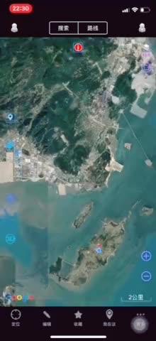 在地图上找到一只海豚和恐龙#卫星地图 #屿头岛#海豚#恐龙