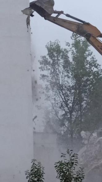 东环路第二次拆迁现场,后王村