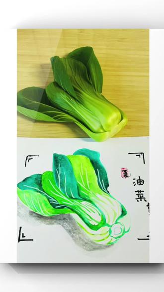 #绘画过程分享 #绘画过程 画颗油菜778😄#疫情宅家 #画画