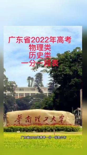 广东省2022年高考一分一段表公布#高考志愿填报 #广东省 #志愿填报#高考成绩 #祝高考学子金榜题名