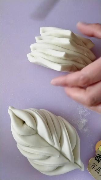 叶子馒头做法简单,外形美观!