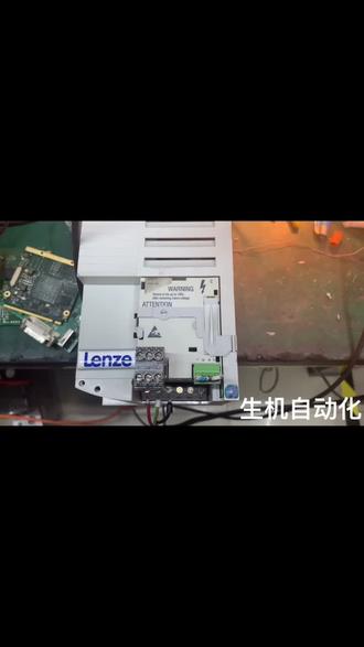 #纺织业 伦茨变频器8200系列维修完成,带灯泡测试正常。#电路板维修 #芯片级维修