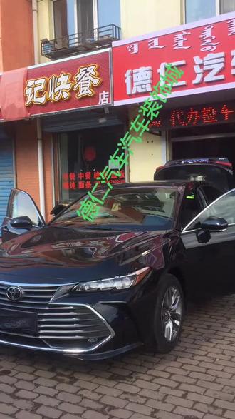 丰田亚洲龙原车屏安装倒车影像。