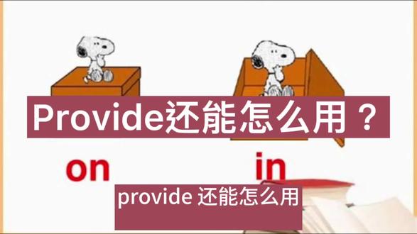provide还能怎么用?#英语 #英语启蒙 #英语老师 #英语学习