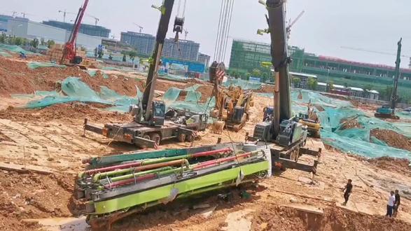 泵车侧翻救援整个救援过程