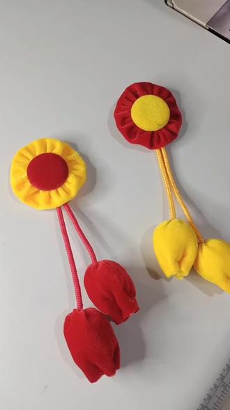 窗帘帘头装饰花,手工制作全过程,#软装设计@抖音小助手