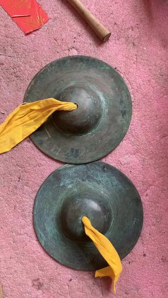 回收一副15公分青铜老镲