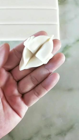 简单小叶子花卷手法#手工 #花样面食 #面