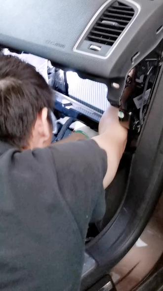 XC60免抬仪表台换蒸发箱#