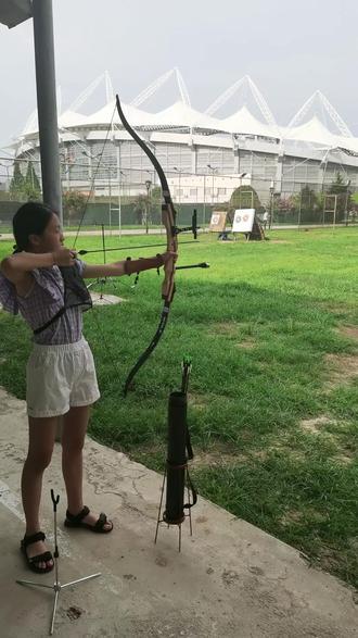 #射箭小姐姐 三年后,悉尼射箭金牌就靠你了,