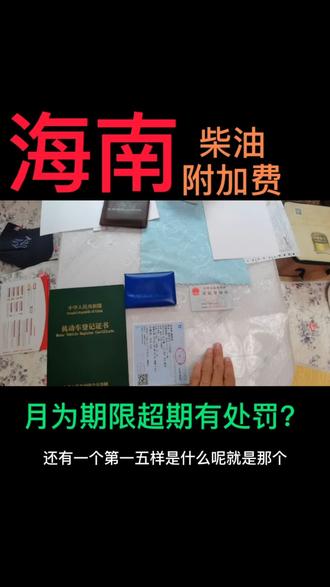 海南柴油车附加费一个月440!@DOU+小助手