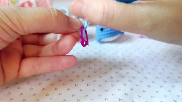 🐬小海豚挂件 钩织教程#手工钩针编织 #零基础学钩针