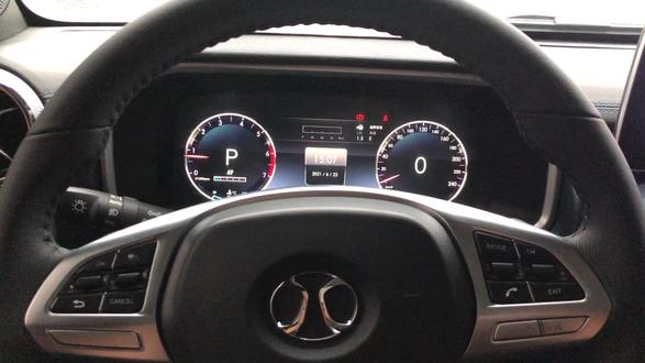 21款北京BJ40原车屏升级阿尔派309/2K超级3D全景 下雨天依然的清晰