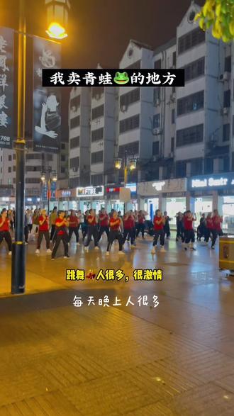 #vlog日常 #网红青蛙 #来自蛙蛙的敬礼 #努力成为更好的自己 #热闹的一条街 今天分享一下我卖蛙🐸的步行街,晚上有多热闹,人超级多!