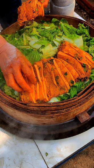 宜城名菜(欧乐蒸笼格子)#民间传统美食 #真材实料才能做出好味道 #味道好极了你们想吃吗