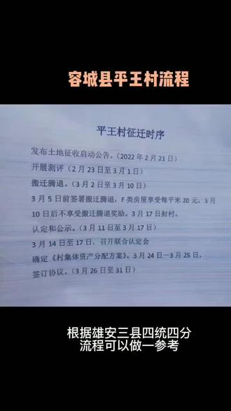 #雄安新区 容城县平王村