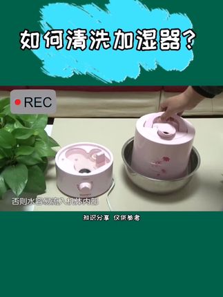 如何清洗加湿器？#加湿器 #生活小妙招 