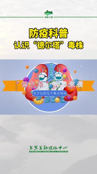 防疫科普-认识“德尔塔”毒株#疫情防控