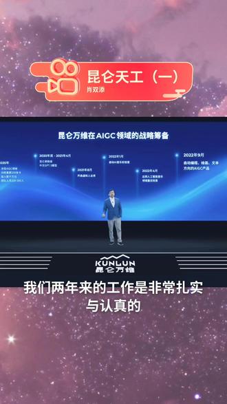 昆仑万维年内推出类ChatGPT!昆仑天工发布会(一)#chatgpt #人工智能