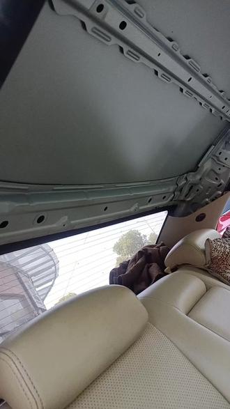 长城腾翼C30顶棚脱落换新#专业的事交给专业的人 #把您的爱车打造的与众不同