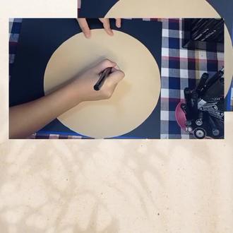 儿童画创意画——美食肉夹馍
#艺之维美学