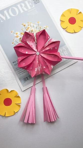 #花式过大年 超级好看的手工樱花簪子,做起来也非常简单