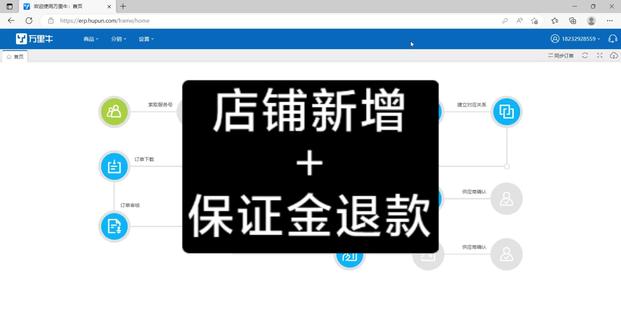 店铺新增 和 保证金退款