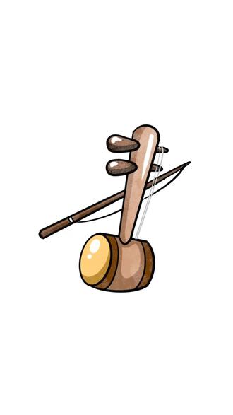 #画画 如何10秒画出二胡?快来试试吧!@抖音小助手