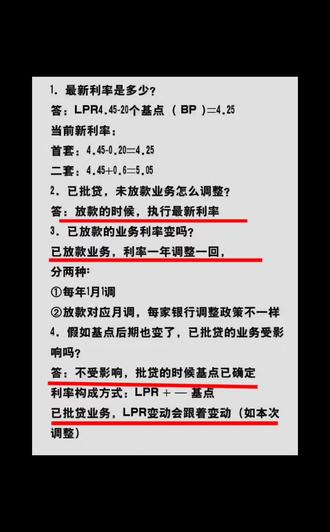 现在利率就是Ipr加减bp,办过贷款的bp不会再变,而Ipr会变。之前LPR是4.6,而现在是4.45,如今的政策是卖房永久减20个基点,但是lpr每年都会变。#利率#降息#降准#同城热点#商丘楼市#商丘杰哥说房#商丘房产#抖音房产#同城#热点#doudream创作者计划#百亿流量扶持#创作者扶持计划#利率下调#知识分享#划重点
#我要上热门