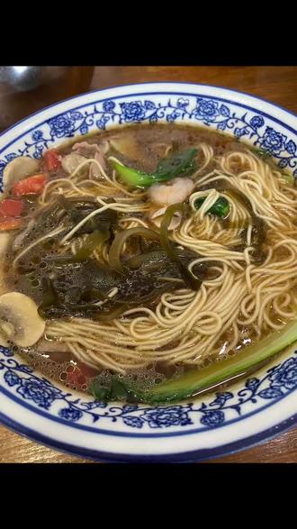 #好吃不贵 久吃不厌的虾腰面,味道相当不错👍