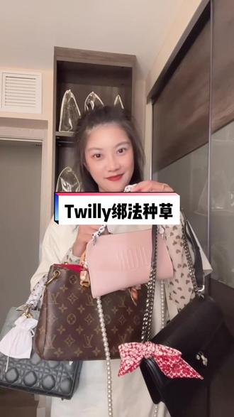 #twilly #twilly系法 #twilly丝巾 #包包 #包包推荐 Twilly绑法种草