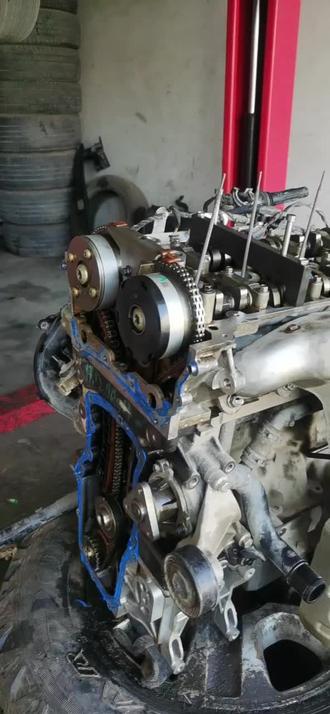 名爵发动机正时链条维修 分享正时记号