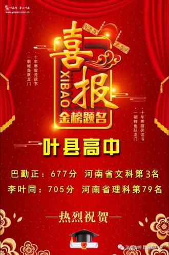 叶县高中2020年高考成绩汇报#高考成绩