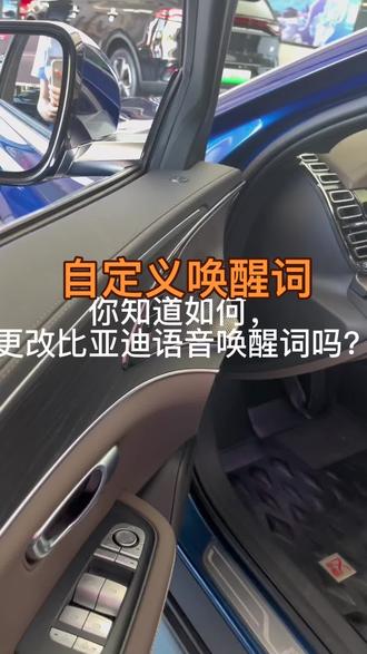 你知道如何更改比亚迪唤醒词吗#比亚迪 #dou是好车 #国产之光