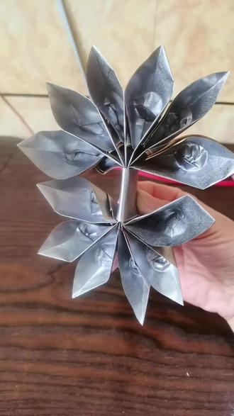 #莲花折纸 应粉丝要求,今天出个教程,不知道你们能不能看懂